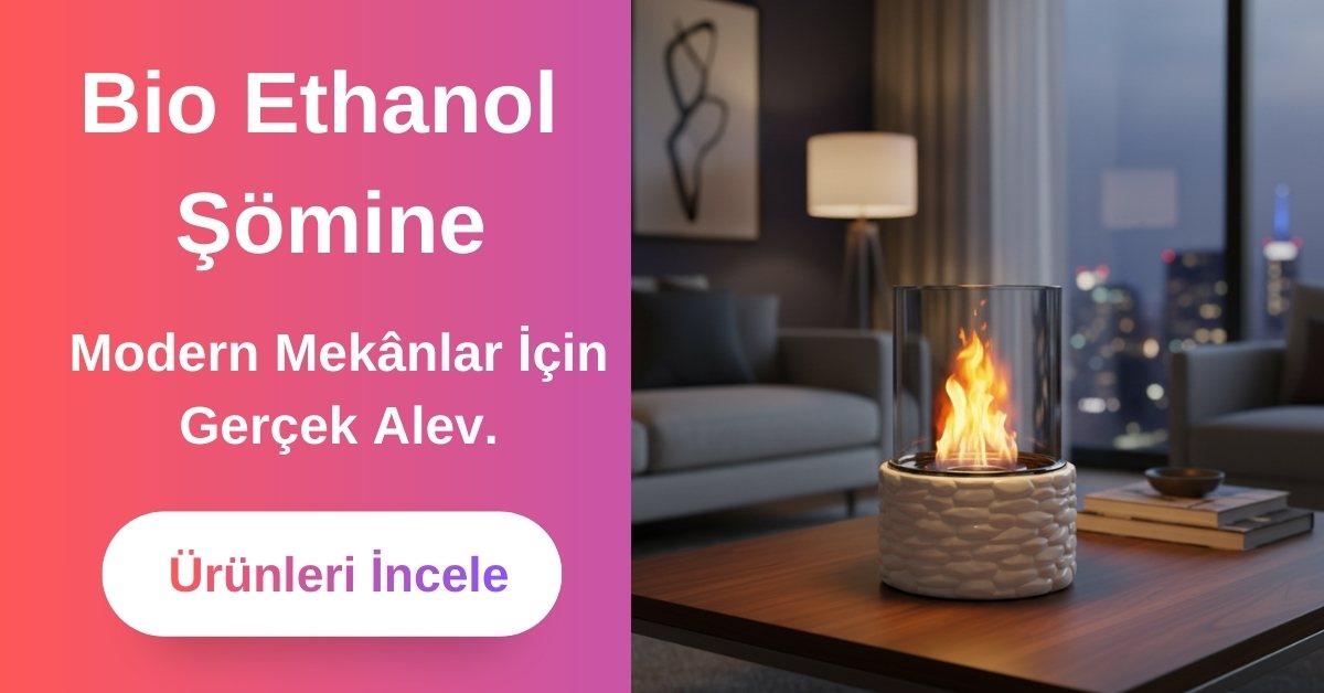 Bio Ethanol Şömine
