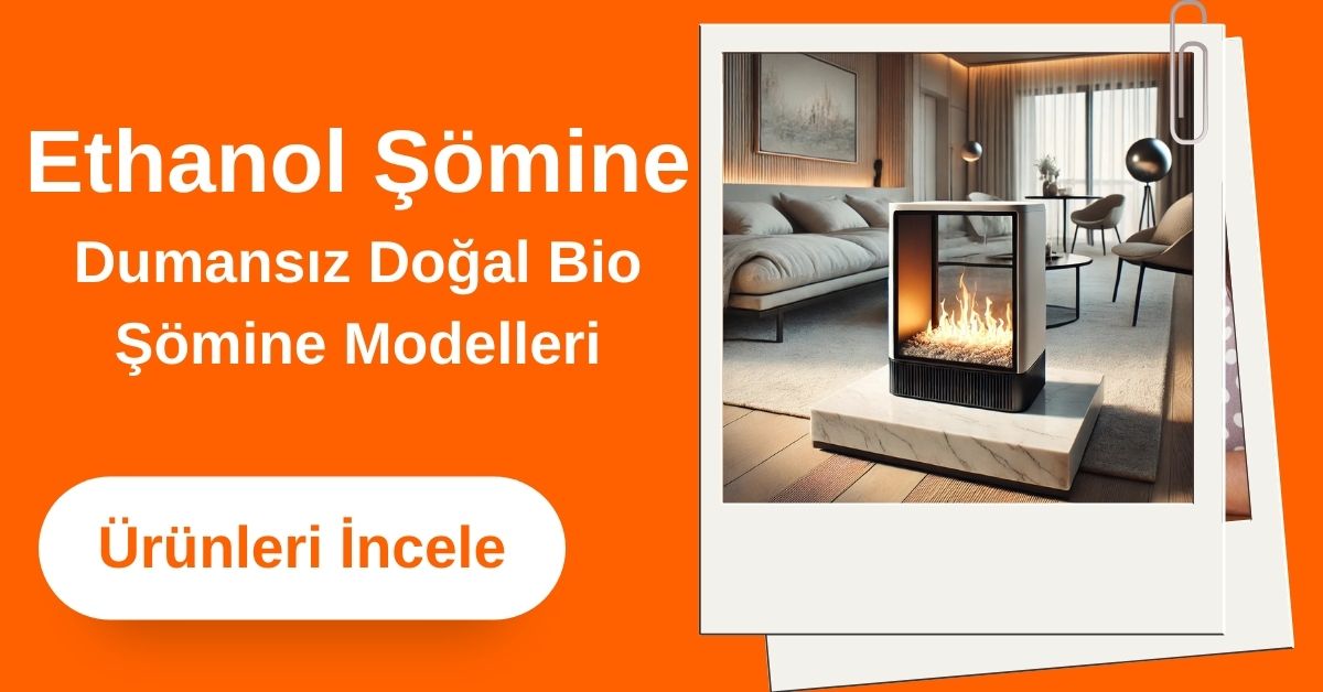 Bio Ethanol Şömine modelleri ve yakıtları 