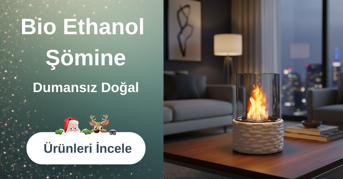 Bio Ethanol Şömine modelleri ve yakıtları 