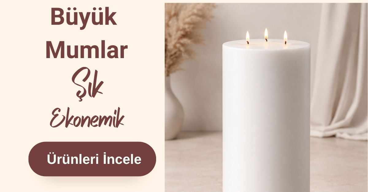 Dev Büyük Mumlar 
