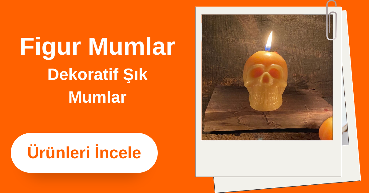 Figur Dekoratif Mum modelleri 