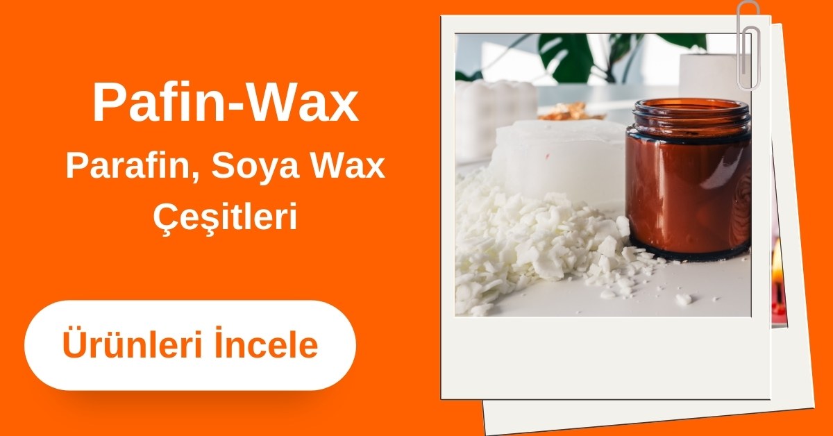 Parafin soya mum malzemeleri 