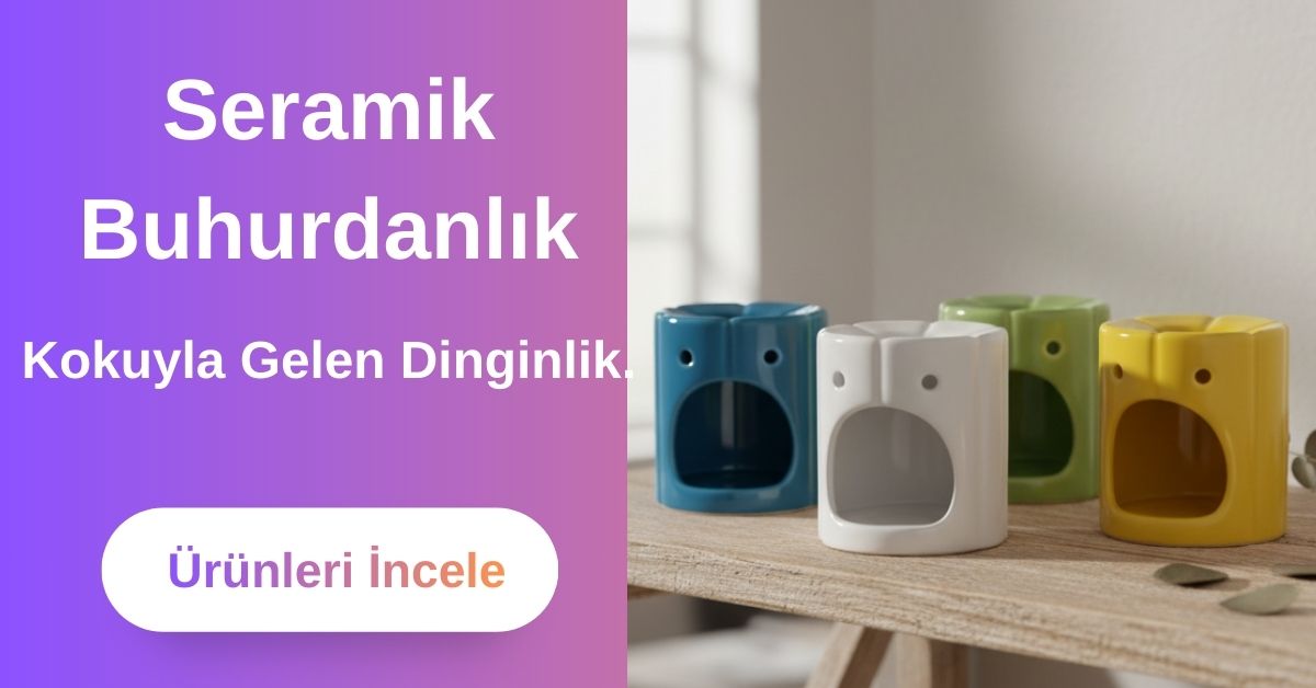 Seramik buhurdanlık 