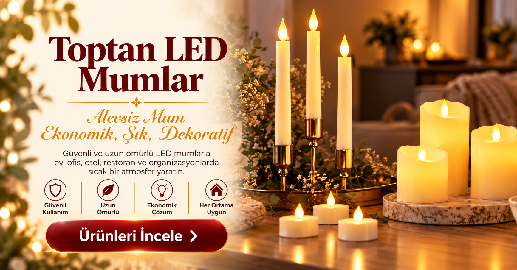 Toptan LED Mum