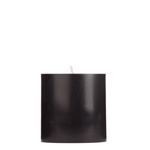1 Koli (12 Adet) 10x10 Siyah Silindir Mum - Görsel 3