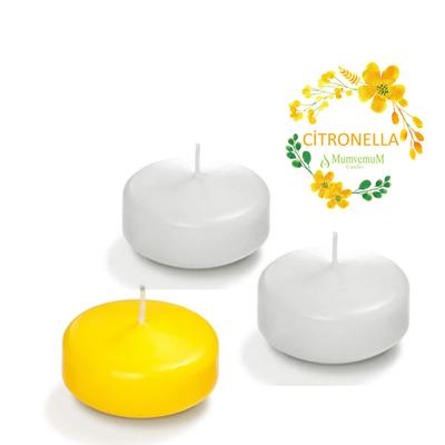 1 Koli (120 Adet ) Citronella Suda Yüzen Mum