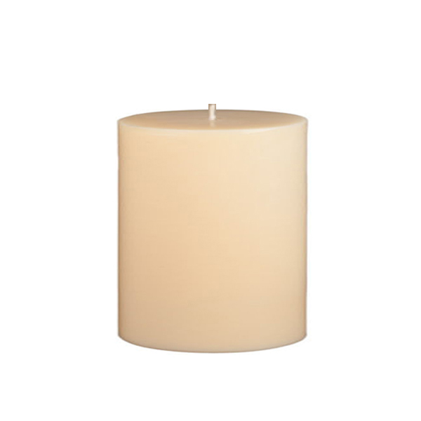 1 Koli (12 Adet) 10x15 Krem Silindir Mum - Görsel 4