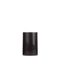 1 Koli (24 Adet) 7x10 cm Silindir Mum Siyah