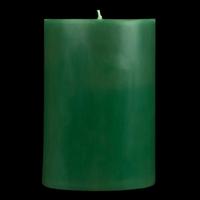 1 Koli (24 Adet) 7x15 cm Silindir Mum Yeşil