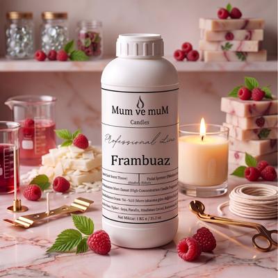 1 Kg Frambuaz Mum Esansı | Yoğun Kokulu Mum Yapım Esansı 