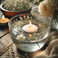 1 Koli (120 Adet ) Citronella Suda Yüzen Mum