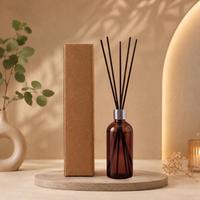 1 Koli (20 Paket) Toptan Çubuklu Oda Kokusu – 100 ml (Gümüş / Silver Kapak)