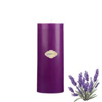 1 Koli 24 Adet Lavanta Kokulu 7X15 Mor Silindir Mum 