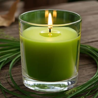 1 Koli Toptan 24 Adet Citronella Yeşil Renk Sinek Kovan Bardak Mum 405