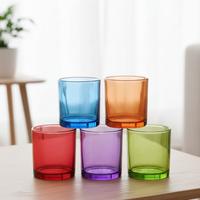 1 Koli Toptan 48 Adet Transparan Düz Cam Bardak -Mumluk /Doluma Uygun 405