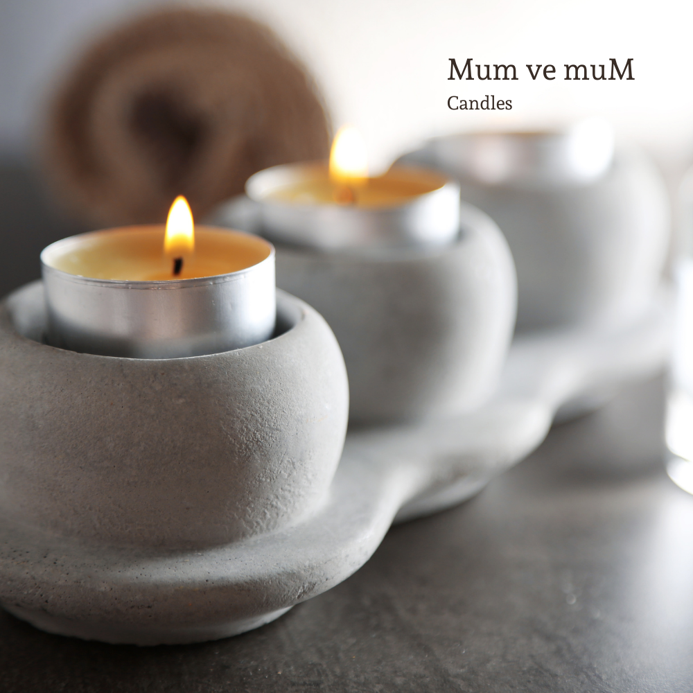 10 Lu Okyanus Kokulu Mavi Tealight Mum - Görsel 5