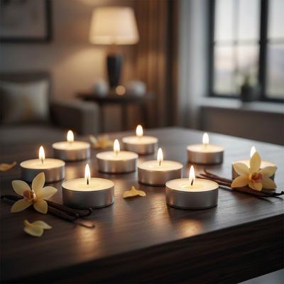 10 Lu Vanilya Kokulu Tealight Mum
