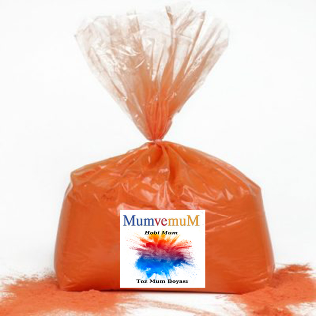 100 Gram Turuncu Mum Boyası - Görsel 2