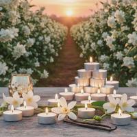 100 Lü Yasemin Kokulu  Tealight Mum