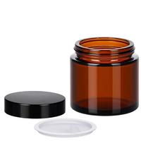 105 Adet 100ml Amber Krem Kavanozu - Mum Doldurmaya Uygun 