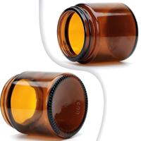 105 Adet 100ml Amber Krem Kavanozu - Mum Doldurmaya Uygun 