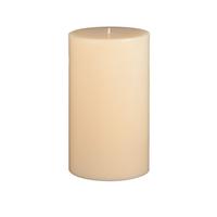 10x15 Krem Silindir Mum