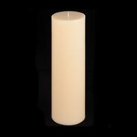 10x30 Krem Silindir Mum 