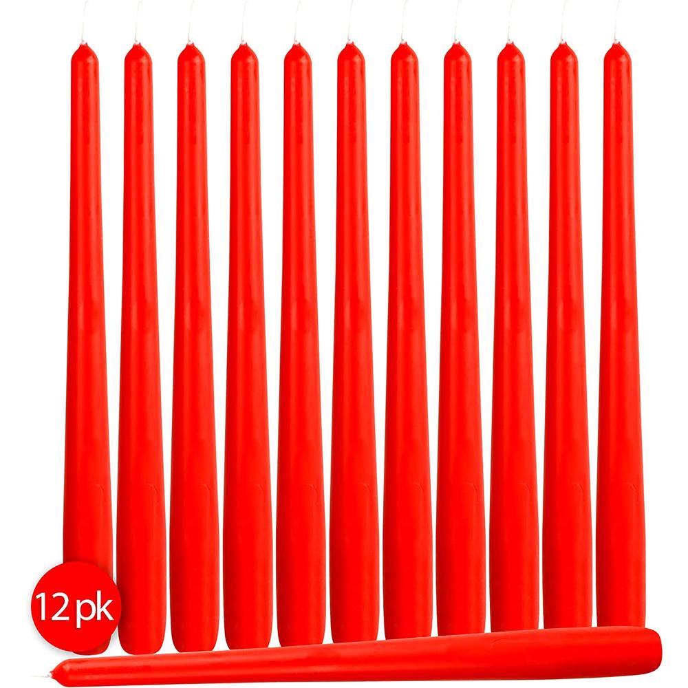 12 Li Kirmizi Konik Samdan Mum 46 53 Tl Kdv