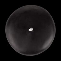 12 Li Çap : 5 cm Siyah Suda Yüzen Mum