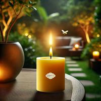 1 Koli Toptan 12 Adet Citronella Sinek Kovan 7X7 Sarı Silindir Mum