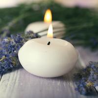 12 Li  Citronella Beyaz Suda Yüzen Mum