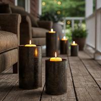 12 Li  Citronella Sarı Suda Yüzen Mum