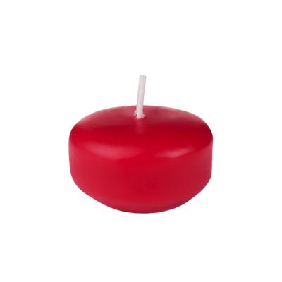 Kırmızı Yüzen Mumlar 12'li Paket – 5 cm Çap