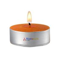 20 Li Tarçın Kokulu Kahve Rengi Tealight Mum