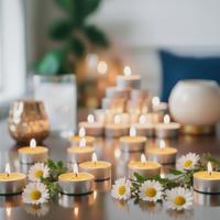 20 Li Papatya Kokulu Tealight Mum