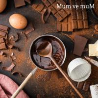24 Adet Çikolata Kokulu Bardak Mum (Buzlu Cam Bardak)