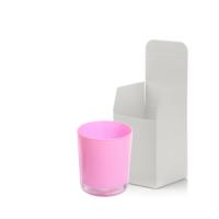 24 Adet Pembe Pastel Renk Cam Mumluk - İç Boyama - Doluma Uygun 403