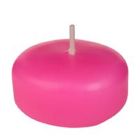 24 Lü Çap : 5 cm Pembe Yüzen Mum 
