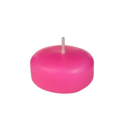 24 Lü Çap : 5 cm Pembe Yüzen Mum 