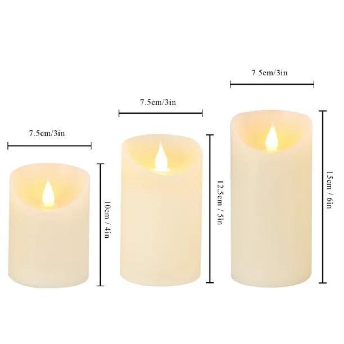 3 Lü Led Set Mum Pilli - Görsel 3