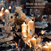 3 Lü Small Set Mum Mavi Çap :5 cm