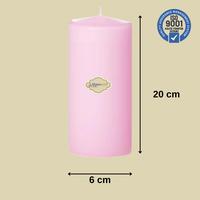 3 Lü Pembe Set Mum Çap :6 cm