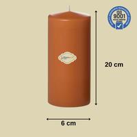 3 Lü Kahverengi Set Mum Çap :6 cm