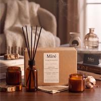 3 lü Koku ve Mum Seti Amber Seri Portakal Tarçın Kokulu 50 ml