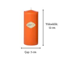 3 Lü Midium Set Mum Turuncu Çap :5 cm