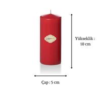 3 Lü Small Set Mum Kırmızı Çap :5 cm