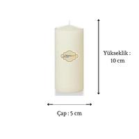 3 Lü Small Set Mum Krem Çap :5 cm