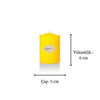 3 Lü Small Set Mum Sarı Çap :5 cm