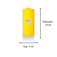 3 Lü Small Set Mum Sarı Çap :5 cm