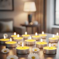 30 Lu Papatya Kokulu Tealight Mum